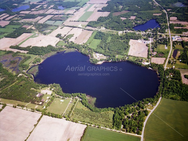 Bair Lake in Cass County, Michigan